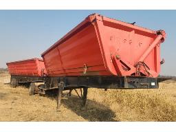 Side Tipper Trailer Leader & Follower 