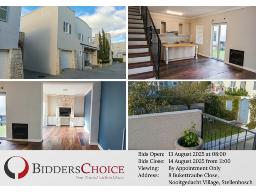 Online Liquidation Auction: Double Storey 3-Bedroom House Nooitgedacht Village, Stellenbosch 