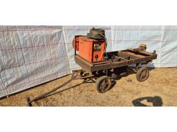 Affrox KR 300 AC Transformer Welder on Heavy Duty Trolley (Working)