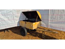 Small Yellow Drawbar Trailer 