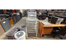 6 x Aluminium Chairs (STC)