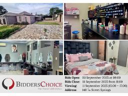 Online Auction: Auction closing date extended: &plusmn; 900m&sup2; Mixed Use Property - Springs 