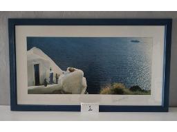 Print of white house by the sea &ndash; Georges Meirs