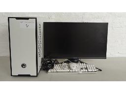 Evetech computer tower, monitor, keyboard and mouse (no hard drive) 