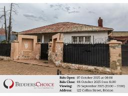 Insolvent Estate: 3-Bedroom House Brixton, Johannesburg