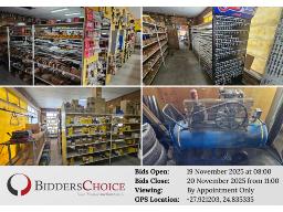 Movable Assets: Various Motor Spare Parts & Accessories (Bids Open: 19 Nov 25 - Bids Close: 20 Nov 25) &ndash; Contact: Stefan - 074 565 6457 