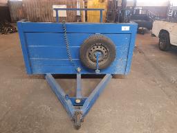 Blue own built trailer