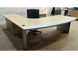 Reception Desk , 2 Credenzas & Chair