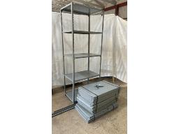5 x Bolt & Nut 5 Tier Grey Shelving 