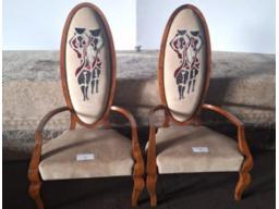 2x Decorative Lounge Chairs (No VAT) 