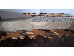 9x Wooden Tables (No VAT) 