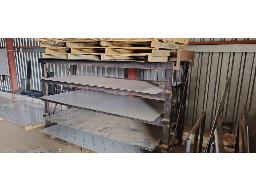 Steel Shelf With Steel Sheets And Offcuts
