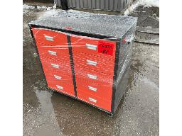 Workshop workbench on wheels 10 drawers, NEVER USED