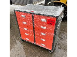 Workshop workbench on wheels 10 drawers, NEVER USED