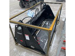 75'' Skid Steer 4-in-1 Bucket Snow Plow | AGT-4IN1BCT, NEVER USED