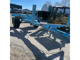 Double wheel pole trailer