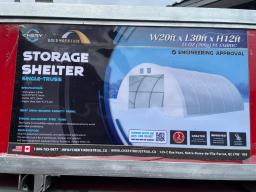 Gold Mountain Round Shelters 20'x30'x12' 300g- Never used