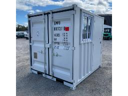 8ft Small Cubic Shipping Container, NEVER USED