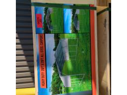 Diggit 20’ x 20’ All-Steel Carport w/10’ Open Sidewalls, NEVER USED
