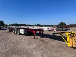 Flat bed B-Train Manac combo 2004 28'+28'