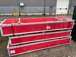 Bottom and front container shelter 40x40x15, NEVER USED