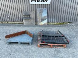 Protector for apron, forklift fork and 2X LEXAN