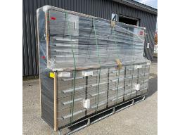 Steelman 10' Stainless Steel Garage Cabinet Workbench (30 Drawers and 2 Cabinets) NEVER USED