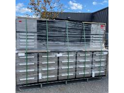 Steelman 10' Stainless Steel Garage Cabinet Workbench (30 Drawers and 2 Cabinets) NEVER USED