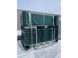 SAGUENAY: 10' Powder coated corralpanels (sheep) 56pcs - Unused