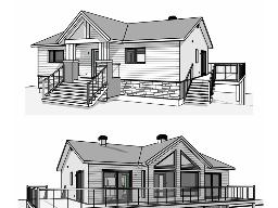 SAGUENAY:  Two modular house structures, 1208 square feet