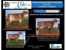 Lot # 2, 3 Embryons Money Making Rubicom Manguel EX-91-5E-1*