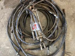 Lot de hoses hydrauliques et cylindre