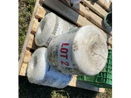 3 x cordes de presse &agrave; balles rondes