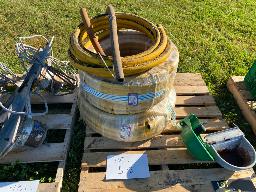 2 rouleaux de 40 m&egrave;tres de hose multi-usages 400 PSI, et une balance de rouleau