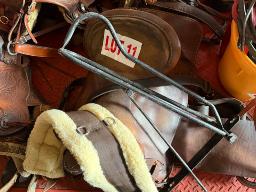 Selle pour cheval avec support